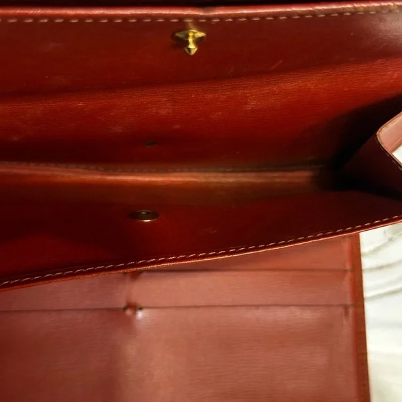 Louis Vuitton Epi Leather Cognac Brown Long Wallet Clutch - Picture 5 of 12